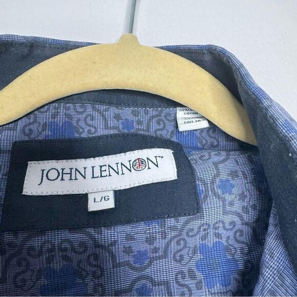 John Lennon button down shirt size large - Picture 3 of 4
